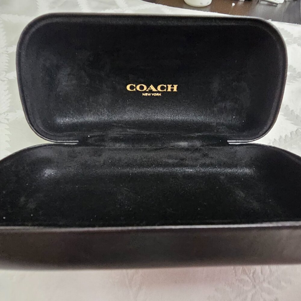 Coach Large Eyeglass Case in Black! - Picture 4 of 4
